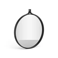Miroirs Ronds|Miroirs Muraux<Swedese Miroir rond Comma Ø52 cm, Frêne noirci