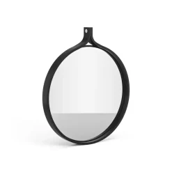 Miroirs Ronds|Miroirs Muraux<Swedese Miroir rond Comma Ø40 cm, Frêne noirci