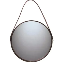 Miroirs Ronds|Miroirs Muraux<Ørskov Miroir marron, Ø 40 cm