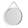 Miroirs Ronds|Miroirs Muraux<HAY Miroir Strap Mirror, Light grey