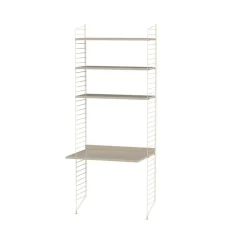 Rangements Pour Les Chambres D'Enfants<String Montant d'étagère , beige, 200x30 cm, lot de 2