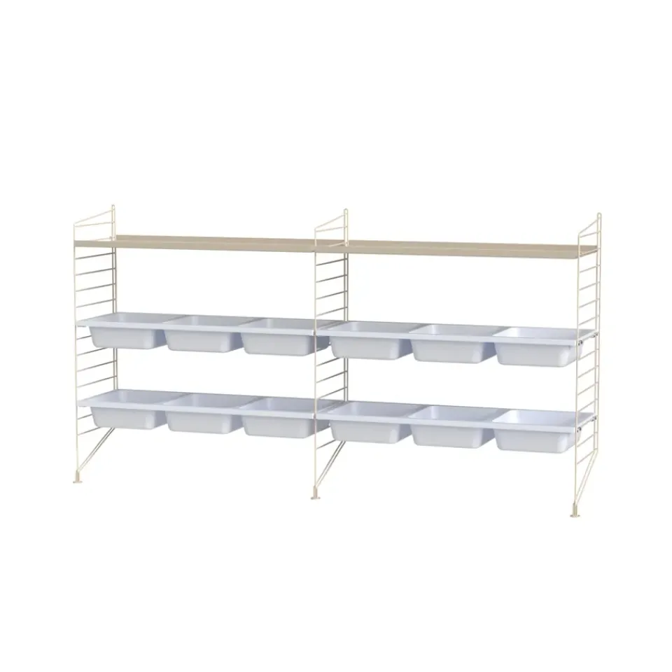 Rangements Pour Les Chambres D'Enfants<String Montant d'étagère , beige, 85x30 cm, 1 pièce