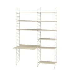 Rangements Pour Les Chambres D'Enfants<String Montant d'étagère , beige, 200x30 cm, lot de 2