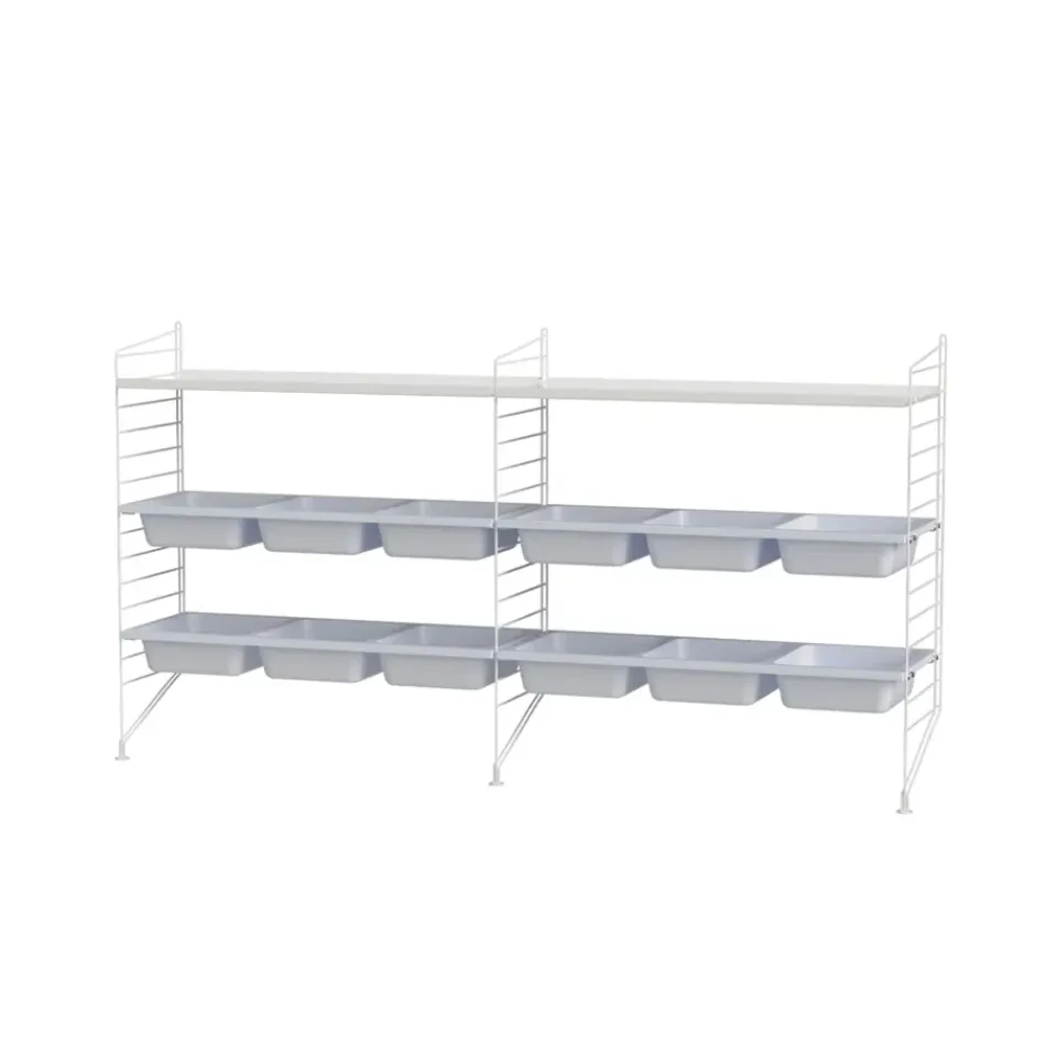 Rangements Pour Les Chambres D'Enfants<String Montant d'étagère , blanc, 85x30 cm, 1 pièce