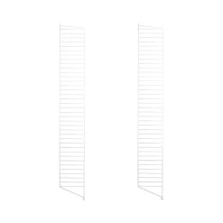 Étagères & Systèmes De Rayonnage<String Montant d'étagère , blanc, 200x30 cm, lot de 2