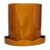 Cache-Pots<OYOY Nami pot avec soucoupe Ø21,5 cm medium, Ambre