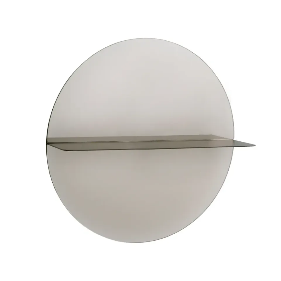 Miroirs Muraux|Miroirs Ronds<Asplund Otto miroir, Bronze-large-miroir teinté