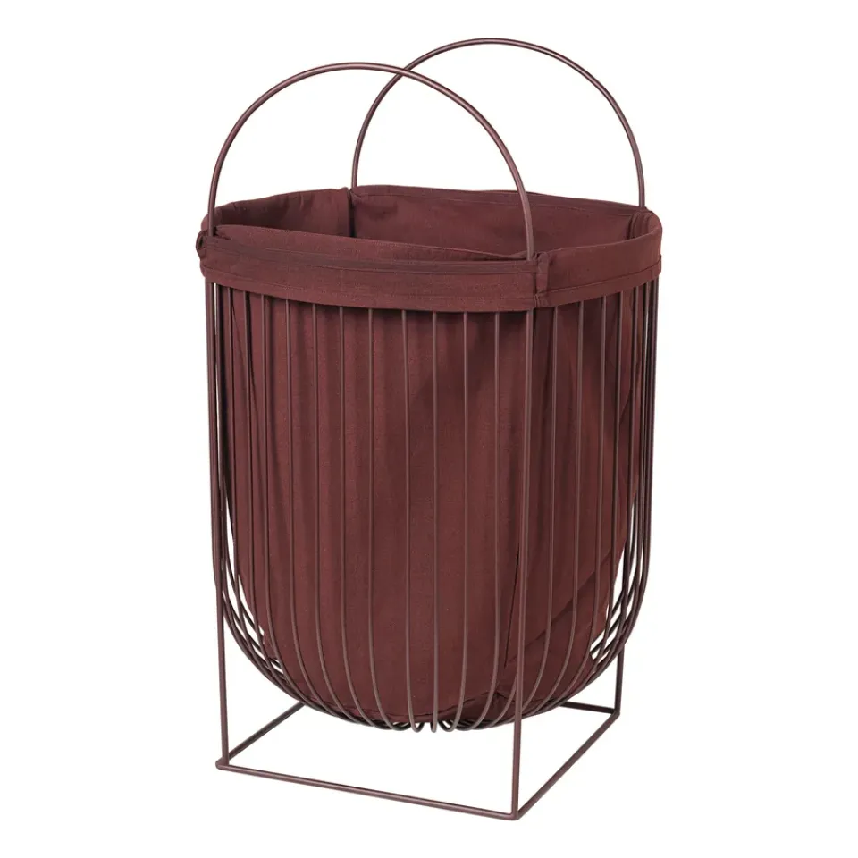 Paniers À Linge<Broste Copenhagen Panier à linge Arild, Puce Aubergine