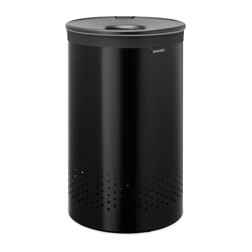 Paniers À Linge<Brabantia Panier à linge avec couvercle en plastique 60 L, Noir mat