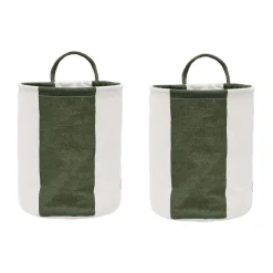 Paniers De Rangement<OYOY Panier de rangement Kara small Ø18x22 cm 2 pièces, Dark Green