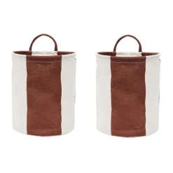 Paniers De Rangement<OYOY Panier de rangement Kara small Ø18x22 cm 2 pièces, Nutmeg