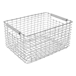 Paniers De Rangement<KORBO Panier de rangement Rectangular 19, Acier résistant à l'acide