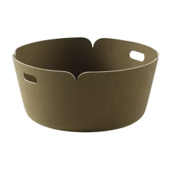 Paniers De Rangement<Muuto Panier de rangement Restore, rond, Brown Green