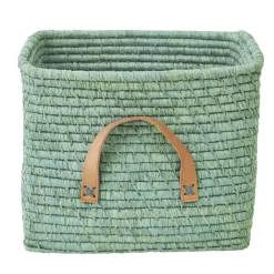 Rangements Pour Les Chambres D'Enfants|Paniers De Rangement<RICE Panier de rangement raffia, Mint