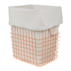 Paniers De Rangement<Mette Ditmer Panier de rangement Store-it avec sac en coton, large, Orange