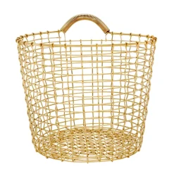 Paniers De Rangement<KORBO Panier bin 16, laiton