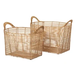 Paniers De Rangement<Broste Copenhagen Panier oval Safi 2 Pièces, Natural