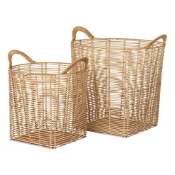 Paniers De Rangement<Broste Copenhagen Panier rond Safi 2 Pièces, Natural