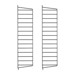 Étagères & Systèmes De Rayonnage<String Panneau mural , Noir, 75x20 cm, lot de 2
