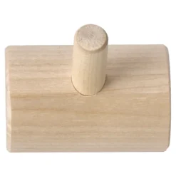 Crochets & Portemanteaux Muraux<1898 Patère 1 bouton Allsarp, Bouleau