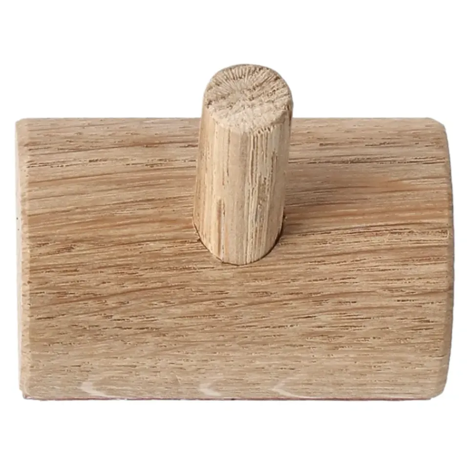 Crochets & Portemanteaux Muraux<1898 Patère 1 bouton Allsarp, Chêne