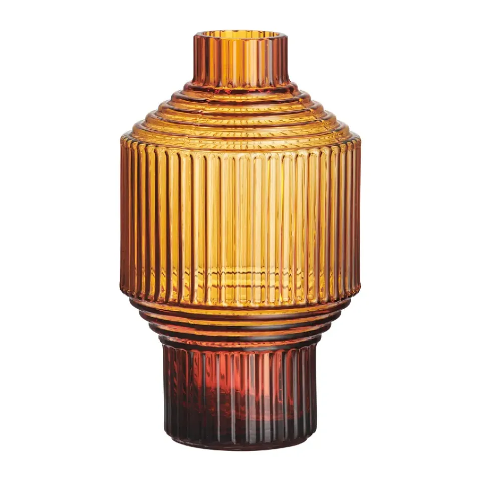 Vases<Kosta Boda Pavilion vase sombre 134 mm, Ambre