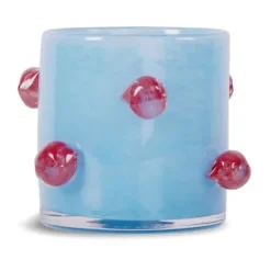 Photophores<Byon Photophore Arlo XS Ø10 cm, Bleu clair-bordeaux