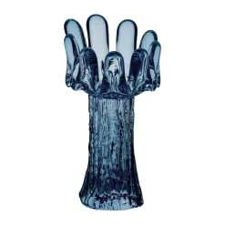 Photophores<Kosta Boda Photophore en verre circulaire Solros 18 cm, Bleu