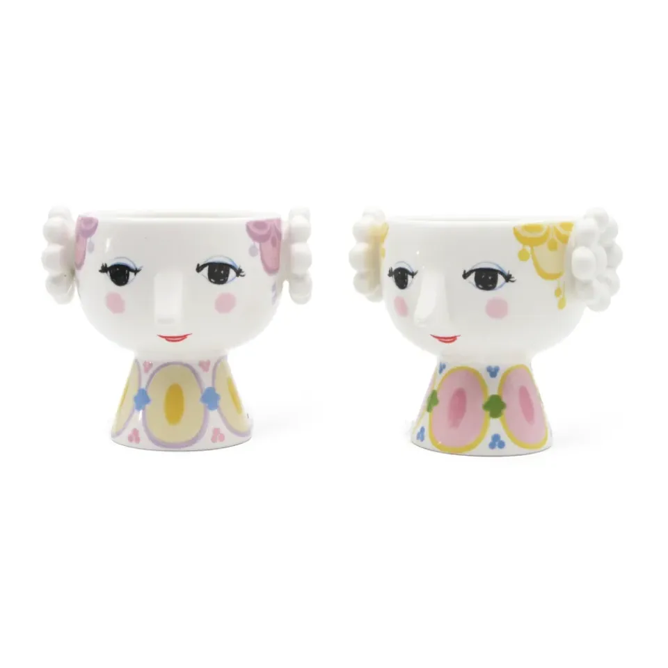 Photophores<Bjørn Wiinblad Photophore Eva Ø6,5 cm lot de 2, Lavande Jaune