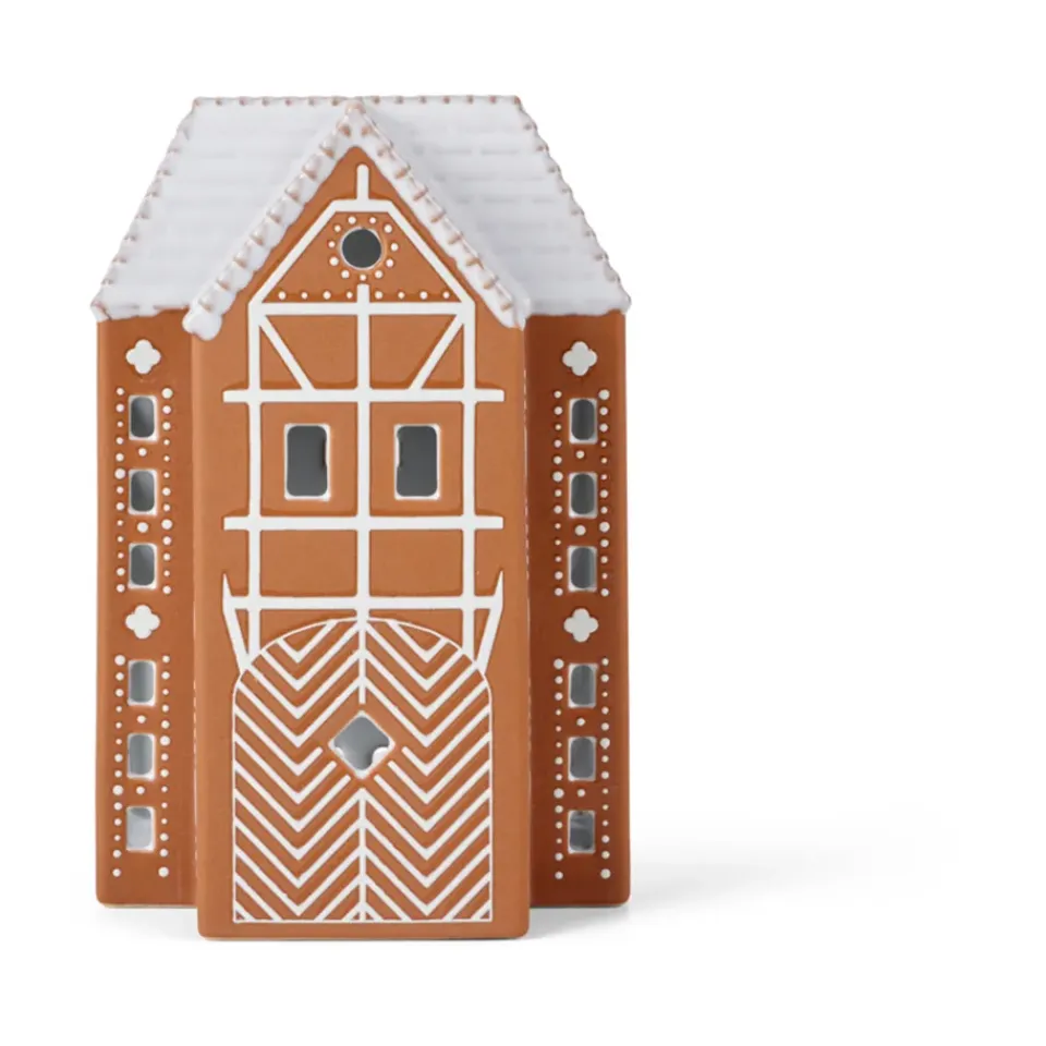 Photophores<Kähler Photophore Gingerbread grand 17 cm, Marron