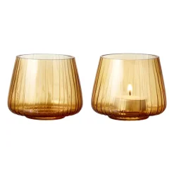 Photophores<Bitz Photophore Kusintha 7,5 cm Lot de 2, Amber