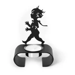 Photophores<Solstickan Design Photophore Silhuett 9,3x13,3 cm, Noir