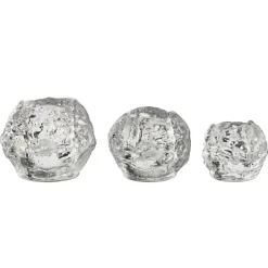 Photophores<Kosta Boda Photophore Snowball lot de 3, lot de 3
