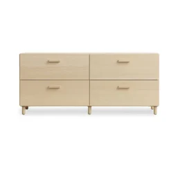 Commodes & Caissons De Rangement<Relief Pied de connexion lot de 2, Frêne