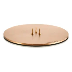 Photophores<Ester & erik Plat à bougie Ø12 cm mat, Or rosé
