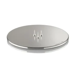 Photophores<Ester & erik Plat à bougie Ø12 cm Brillant, Argenté