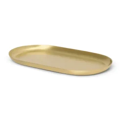 Accessoires Décoratifs|Plateaux Décoratifs<Ferm Living Plateau Basho 9x18 cm, Laiton