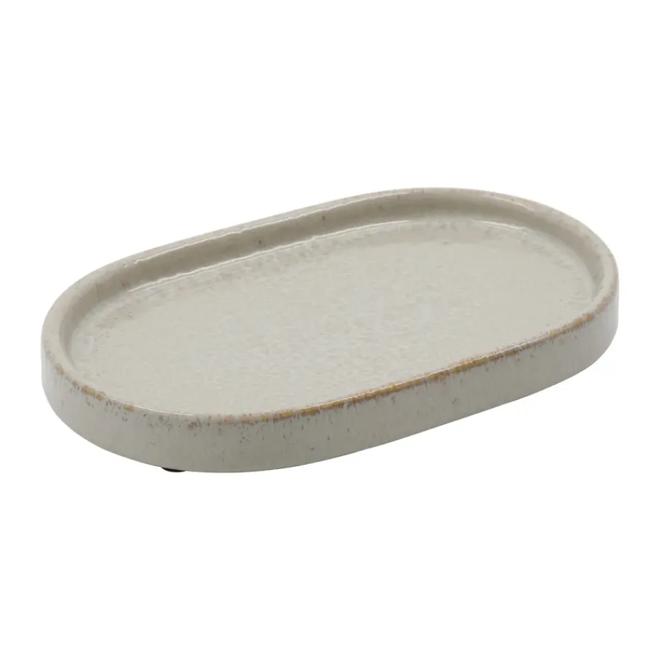 Accessoires Décoratifs|Plateaux Décoratifs<Meraki Plateau Datura 12,5x20 cm, Shellish grey