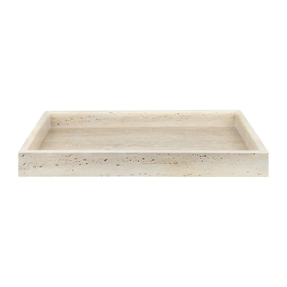 Accessoires Décoratifs|Plateaux Décoratifs<Mette Ditmer Plateau décoratif Travertine 30x40 cm, Linen