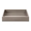 Accessoires Décoratifs|Plateaux Décoratifs<Mojoo Plateau de décoration laqué Lux 19x19x3,5 cm, Warm grey