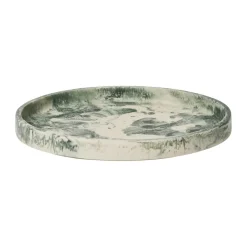 Accessoires Décoratifs|Plateaux Décoratifs<Ferm Living Plateau de décoration Mist Ø30 cm, Emerald-off-white