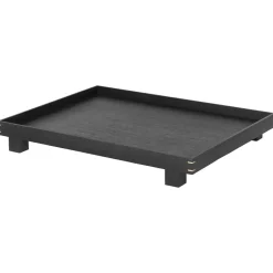 Accessoires Décoratifs|Plateaux Décoratifs<Ferm Living Plateau en bois Bon large, Chêne teinté noir