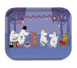 Accessoires Décoratifs|Plateaux Décoratifs<Opto Design Plateau Moomin Dancing, Bleu