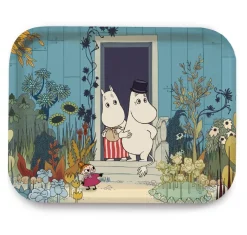Accessoires Décoratifs|Plateaux Décoratifs<Opto Design Plateau Moomin Riviera Doorstep, Bleu-multi