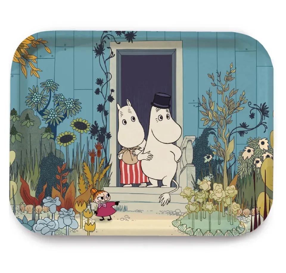 Accessoires Décoratifs|Plateaux Décoratifs<Opto Design Plateau Moomin Riviera Doorstep, Bleu-multi