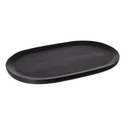Accessoires Décoratifs|Plateaux Décoratifs<ERNST Plateau oval 25x40 cm, Noir