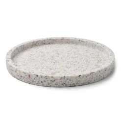Accessoires Décoratifs|Plateaux Décoratifs<Humdakin Plateau rond Terrazzo Ø20 cm, White-brown