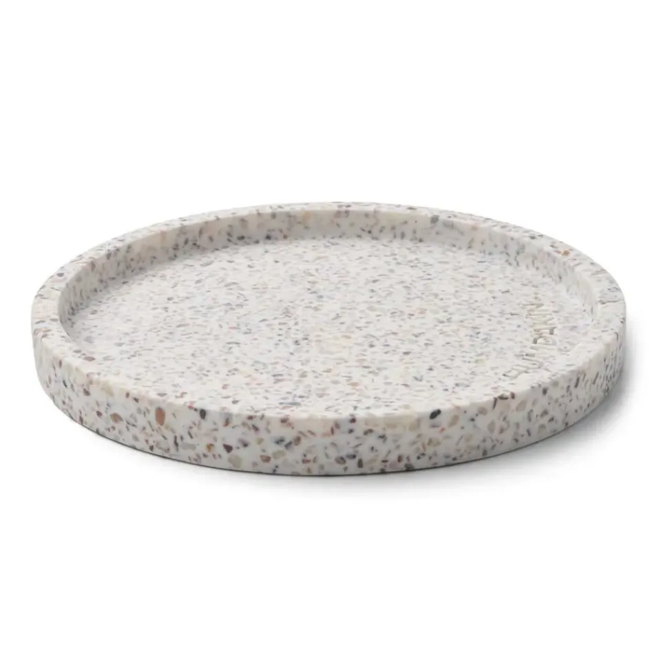 Accessoires Décoratifs|Plateaux Décoratifs<Humdakin Plateau rond Terrazzo Ø20 cm, White-brown