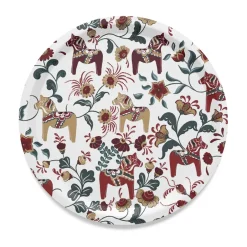 Accessoires Décoratifs|Plateaux Décoratifs<Arvidssons Textil Plateau rond Leksand Ø31 cm, Édition anniversaire 30 ans