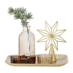 Accessoires Décoratifs|Décorations De Noël<Bloomingville Plateau Sanga avec objets décoratifs, 6 pièces, Or